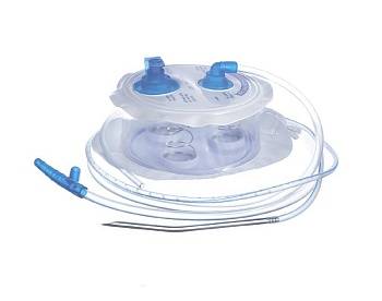 Набор для дренирования ран с емкостью дренажной с системой пружин